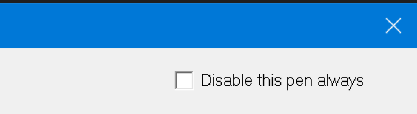 DisablePen