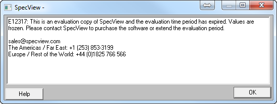EvaluationExpired