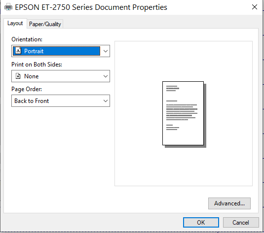 PrinterSetup_Properties
