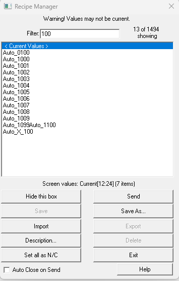 RecipeFiltering